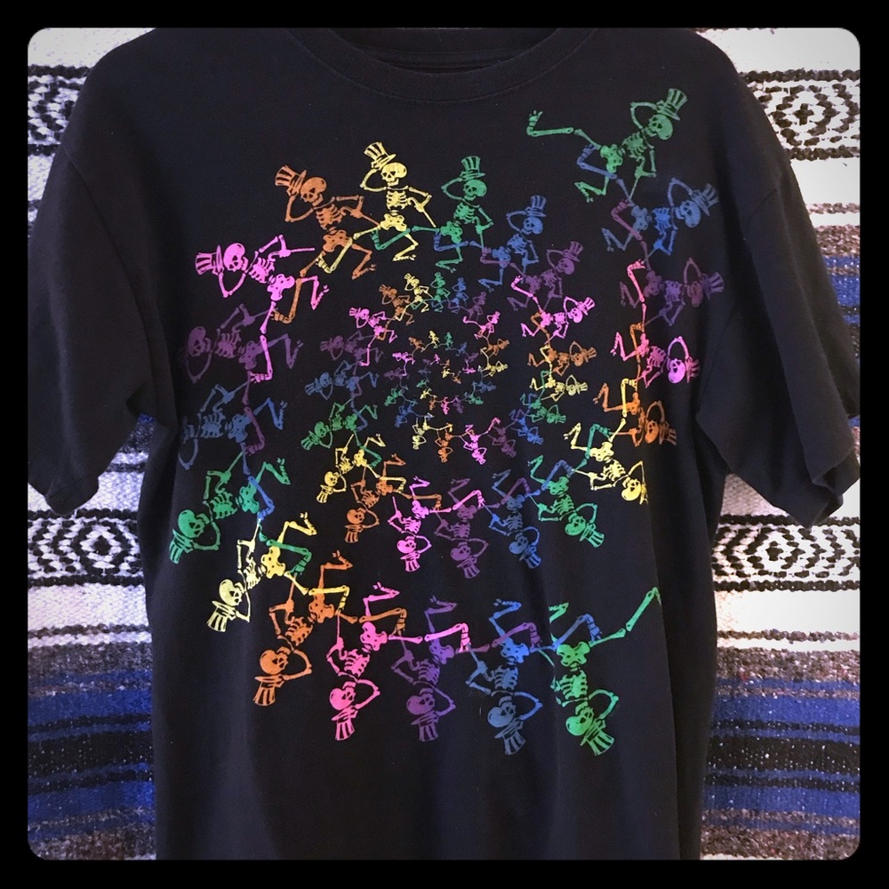 Grateful Dead Skeleton Spiral